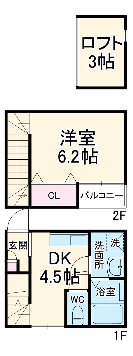 Lucia新松戸の間取り
