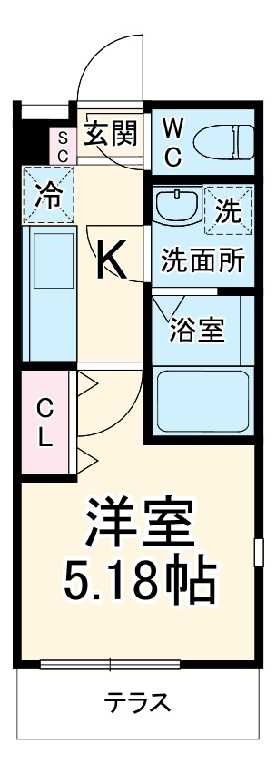 スフィーダみずほ台Ⅱの間取り