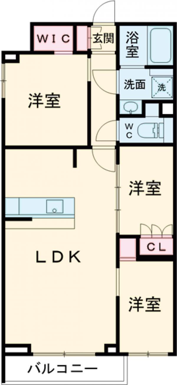 アジールコート練馬中村橋の間取り