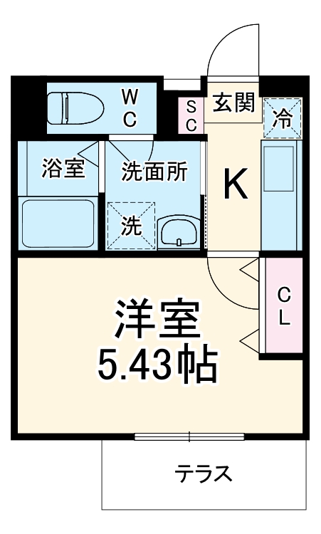 スフィーダみずほ台Ⅰの間取り