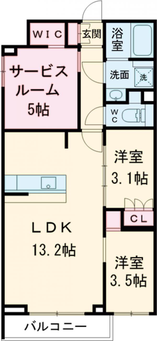 アジールコート練馬中村橋の間取り