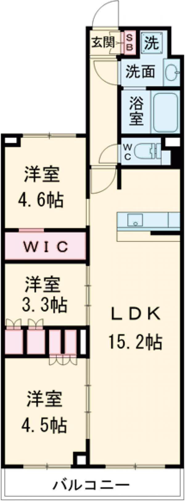 アジールコート練馬中村橋の間取り