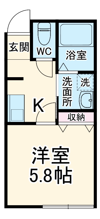 Likes飯山満町B棟の間取り