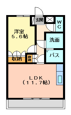 エバーレジデンスの間取り
