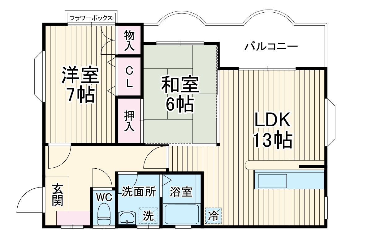 シャンダルハウスの間取り