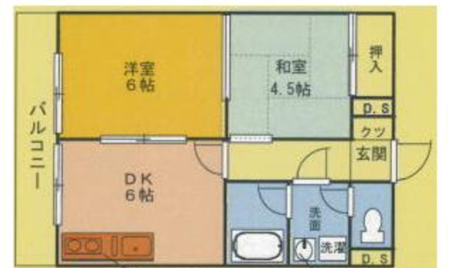 ハイツサガミの間取り