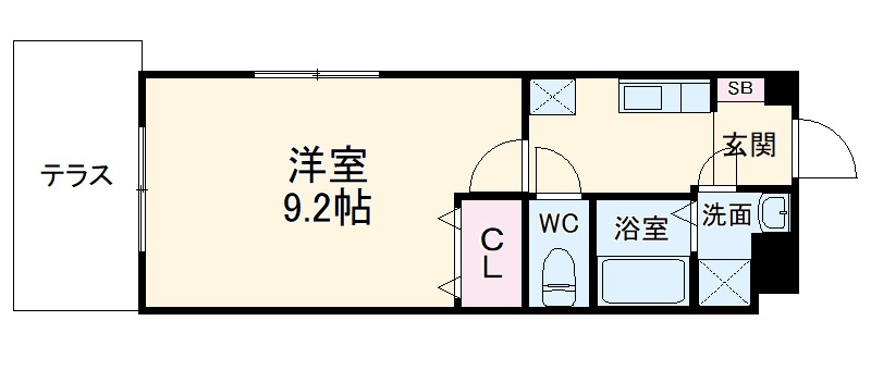 オリエンタルコート幕張本郷の間取り