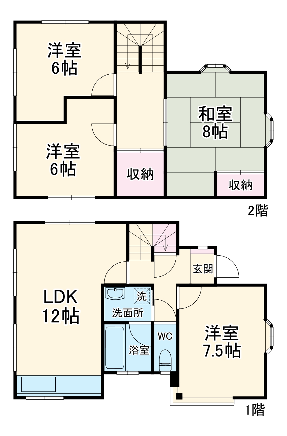 鴨江住宅の間取り