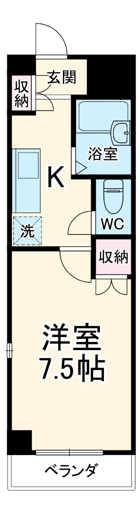 アネックスフジヤⅡの間取り