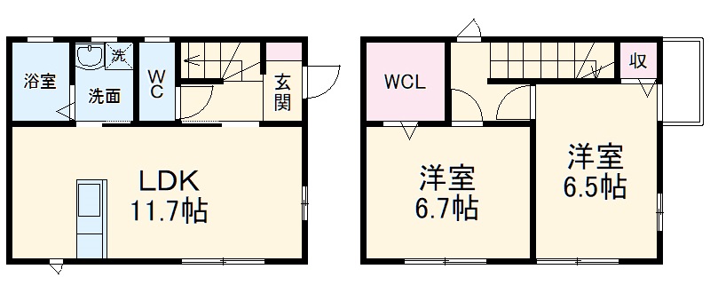 メゾンリベルテの間取り