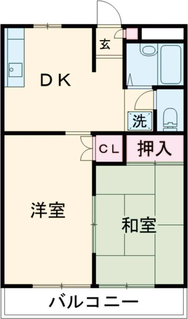パークヒルズ百草第1の間取り