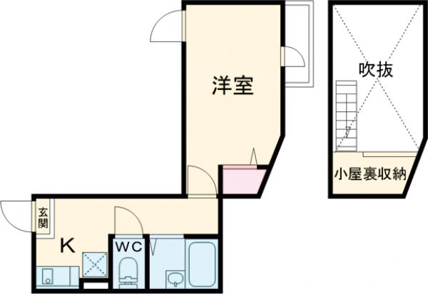 アーバングレイス五反野Ⅰの間取り