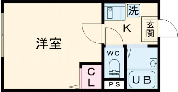 アーバングレイス五反野Ⅱの間取り