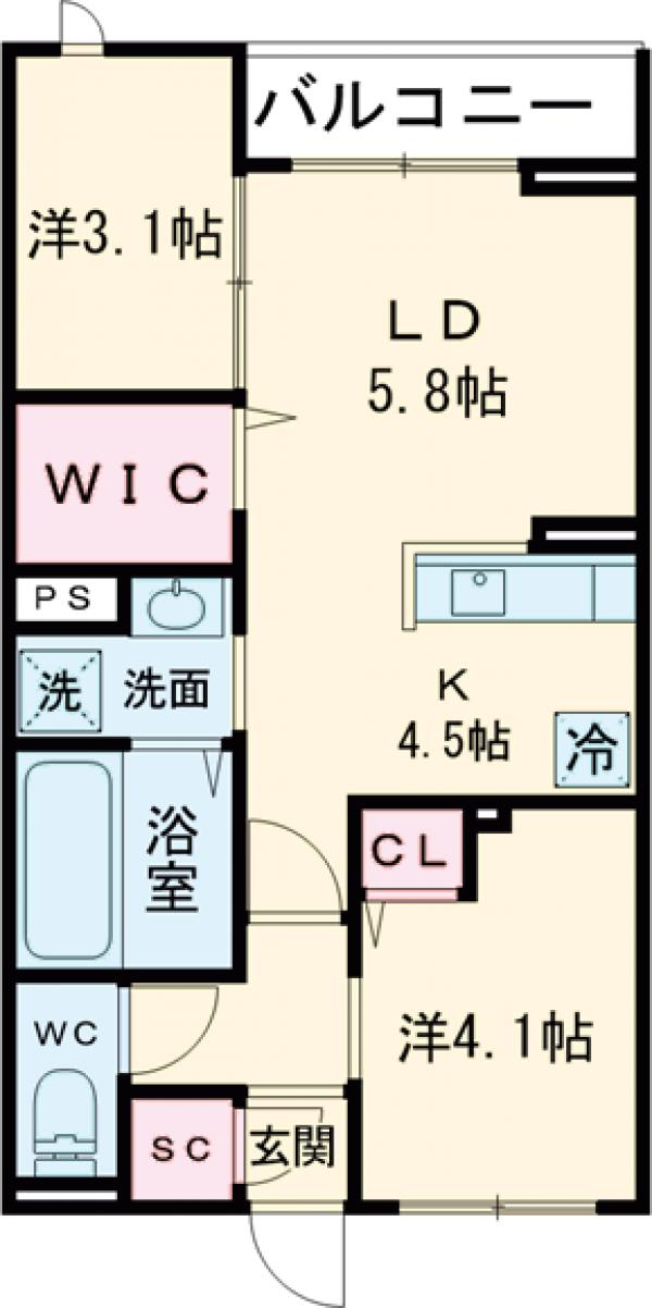 セレスティア白鳥の間取り
