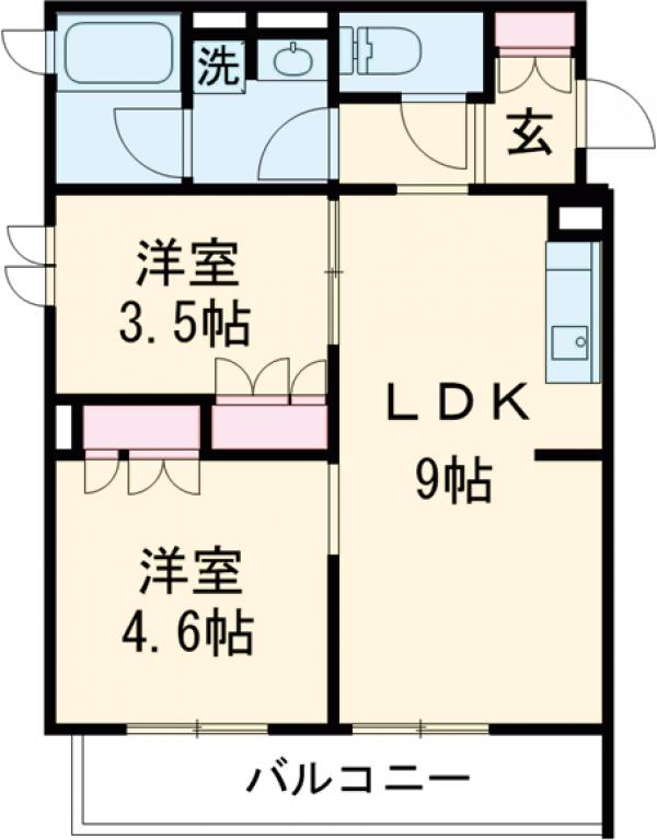 パークフロントの間取り