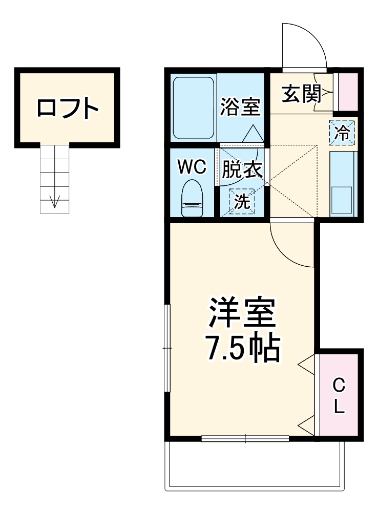 サンハイム上町の間取り
