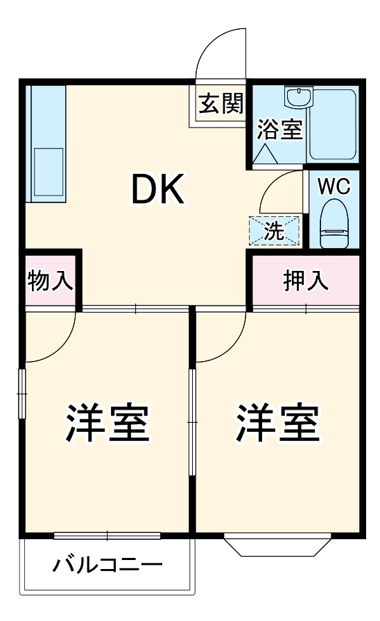 スウィートタウン王子台の間取り