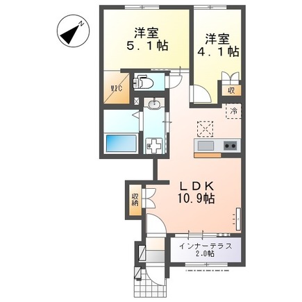 クレリアの間取り