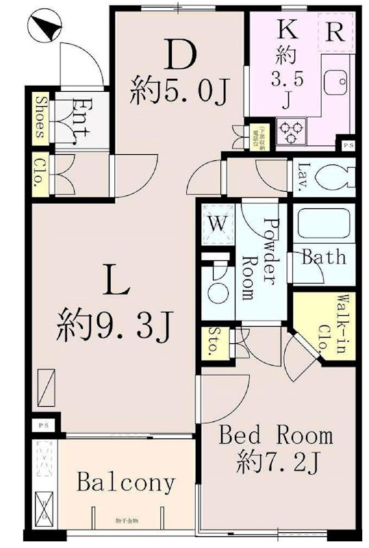 パティオス3番街の間取り
