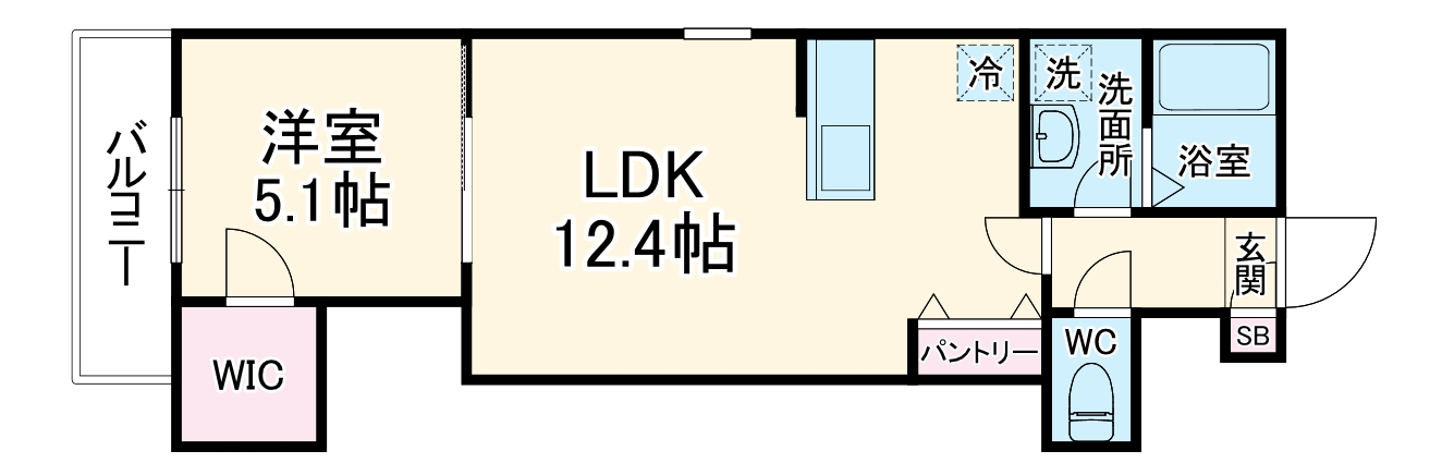 ジーメゾン今伊勢の間取り