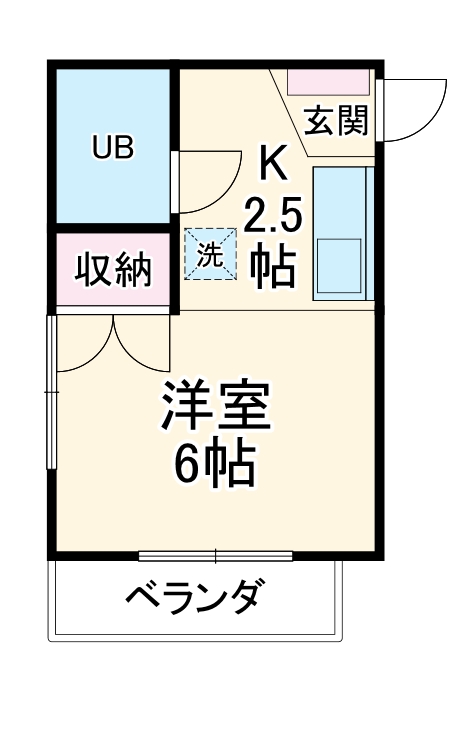 コーポ田沼の間取り