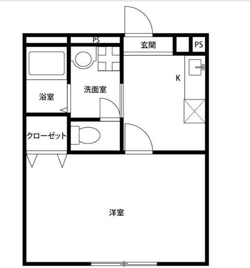 アンプルール ブワ SUGIの間取り