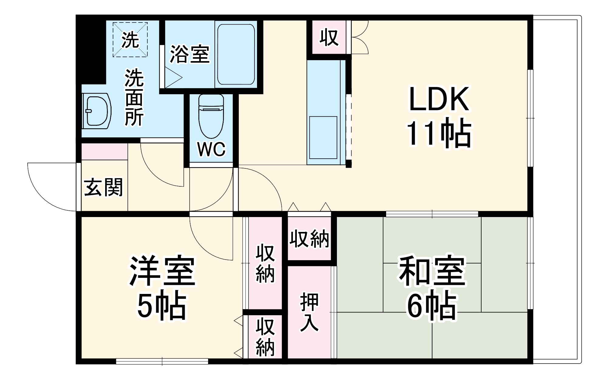 キヨパレスの間取り