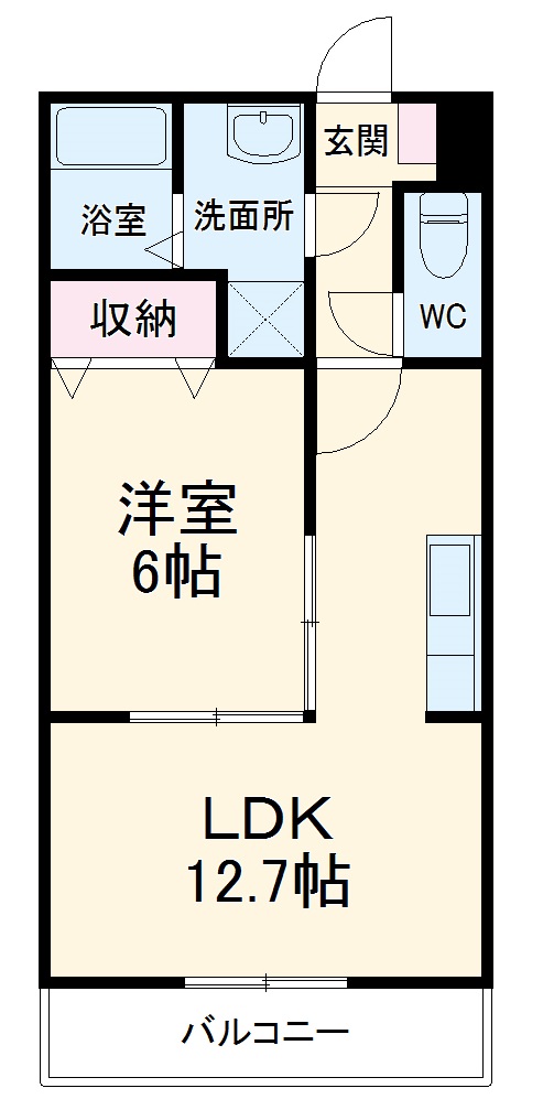 メゾンあさなの間取り