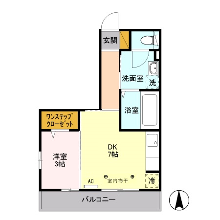 カリンビュー足利の間取り