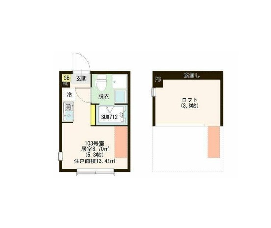 ハーモニーテラス北小岩XXの間取り