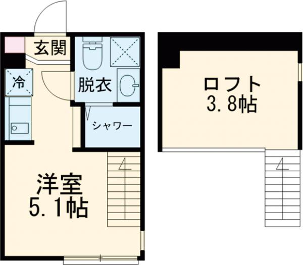 ハーモニーテラス関町北Ⅲの間取り