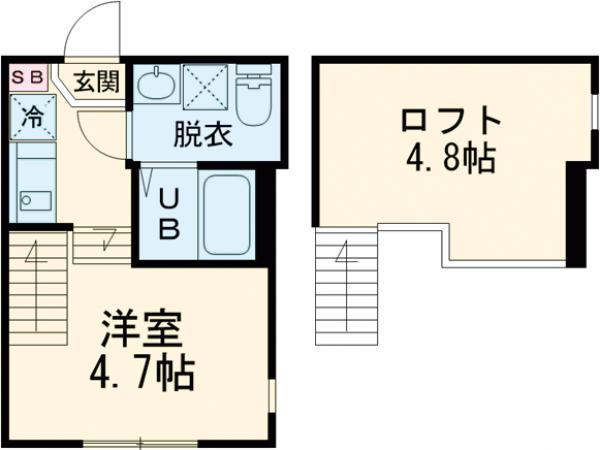 ハーモニーテラス関町北Ⅲの間取り