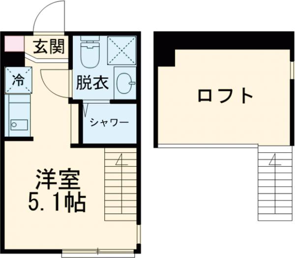 ハーモニーテラス関町Ⅱの間取り