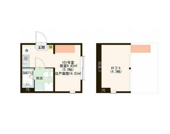 ハーモニーテラス北小岩XXの間取り