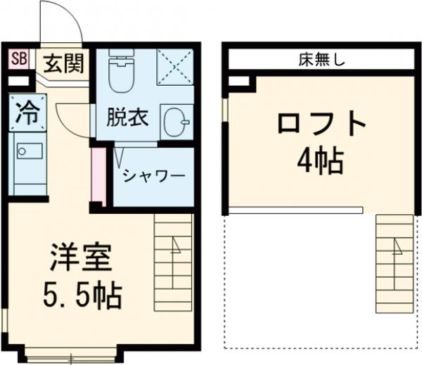 ハーモニーテラス関町Ⅱの間取り