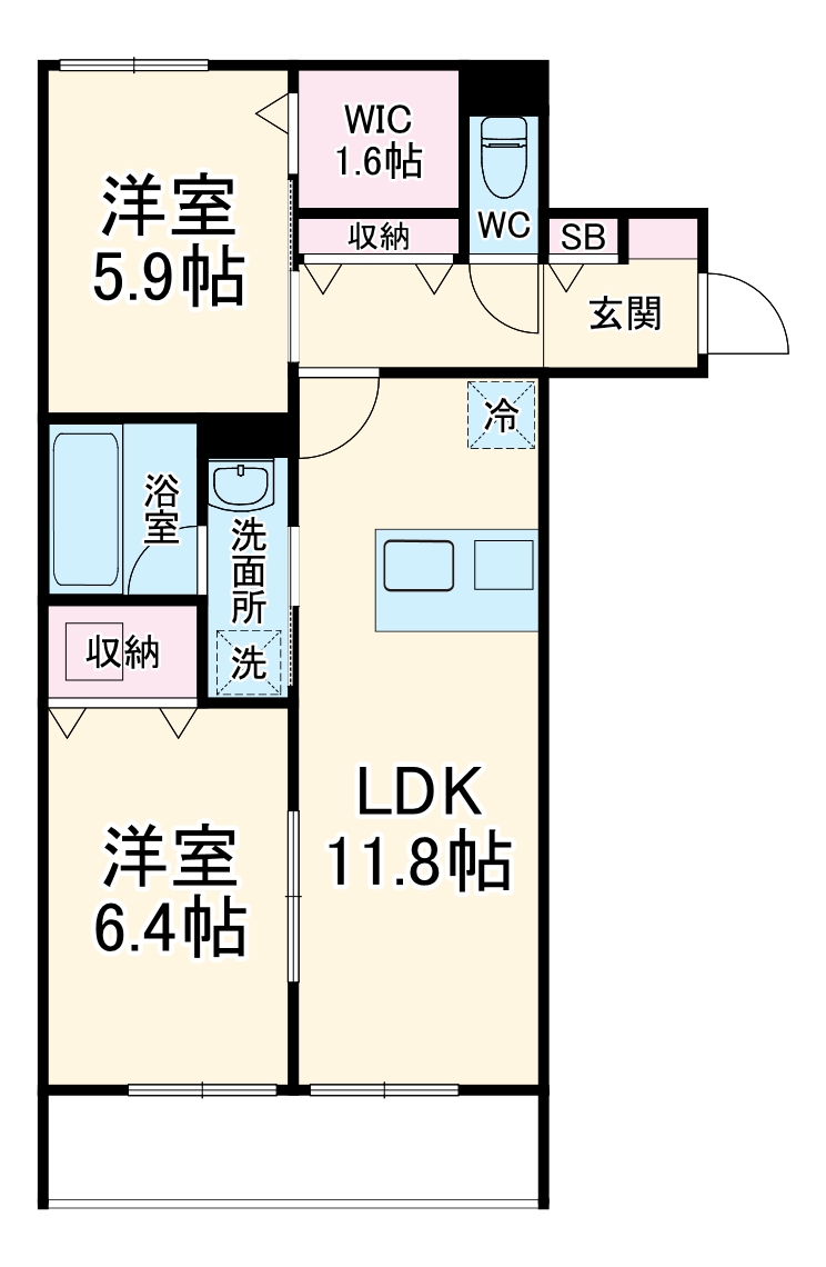 ブラットベルク助信の間取り