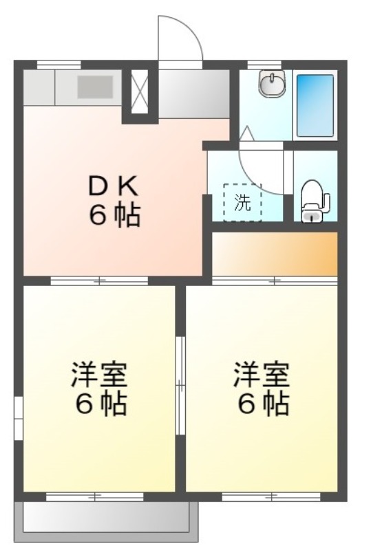 セレクト21B棟の間取り