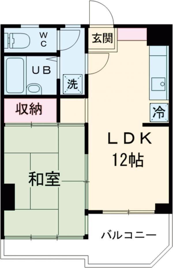 守屋ハイツの間取り