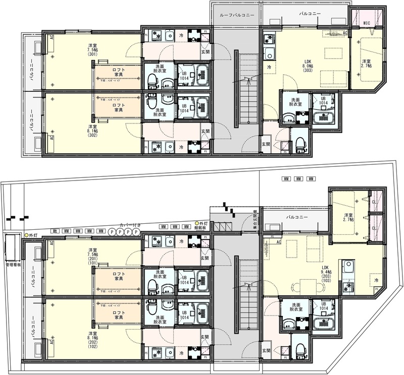 KEIAI RESIDENCE八王子の間取り