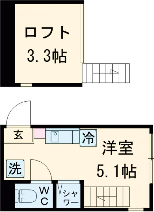 ハーモニーテラス平井Ⅸの間取り
