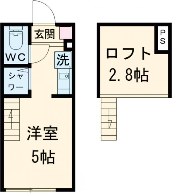 ハーモニーテラス池袋ＩＶ・203号室の間取り
