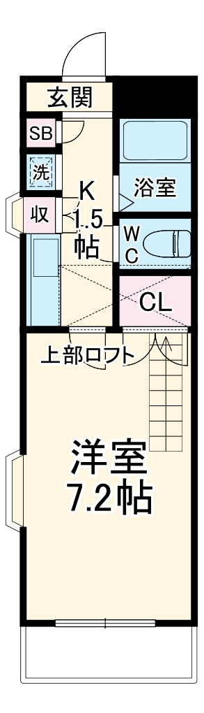 ロイヤルハイツ東海大前の間取り