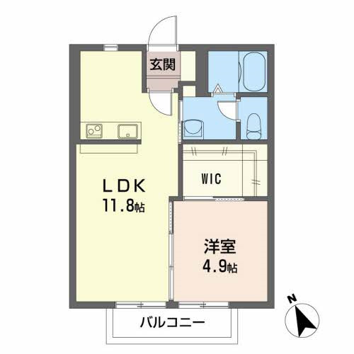 センターヴィレッジ109Aの間取り