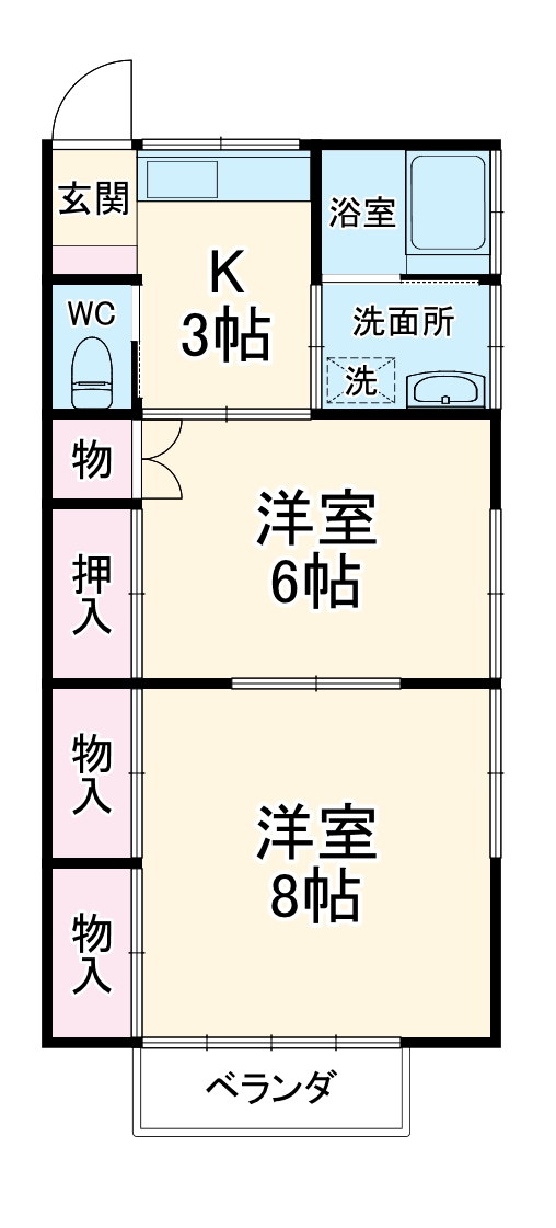 いしわたはうすの間取り