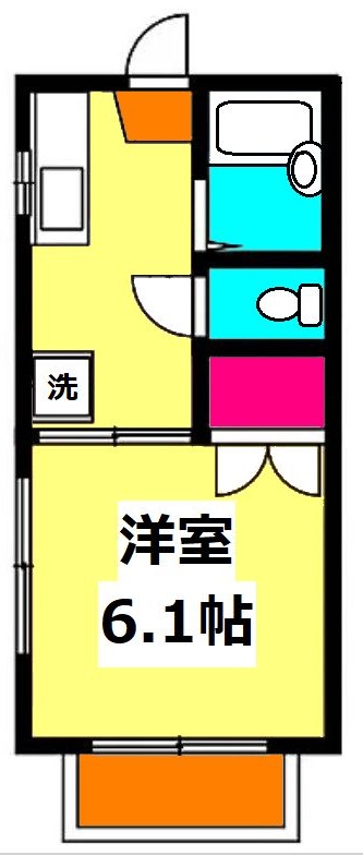 ハイツグローリーAの間取り