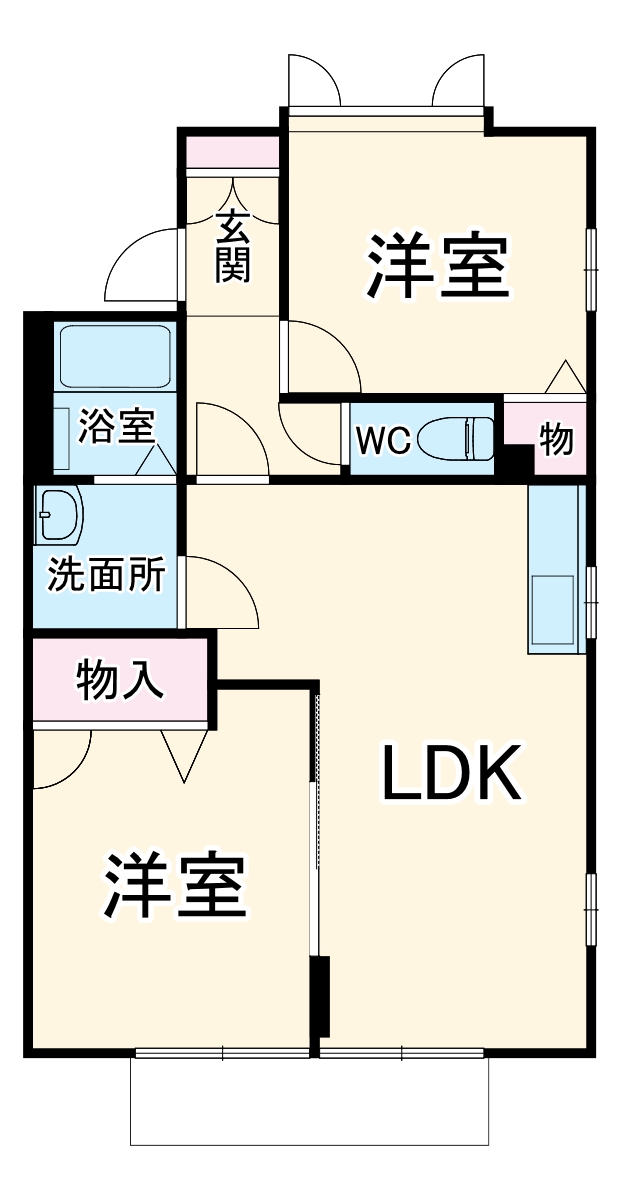グリーンステージ白山Dの間取り