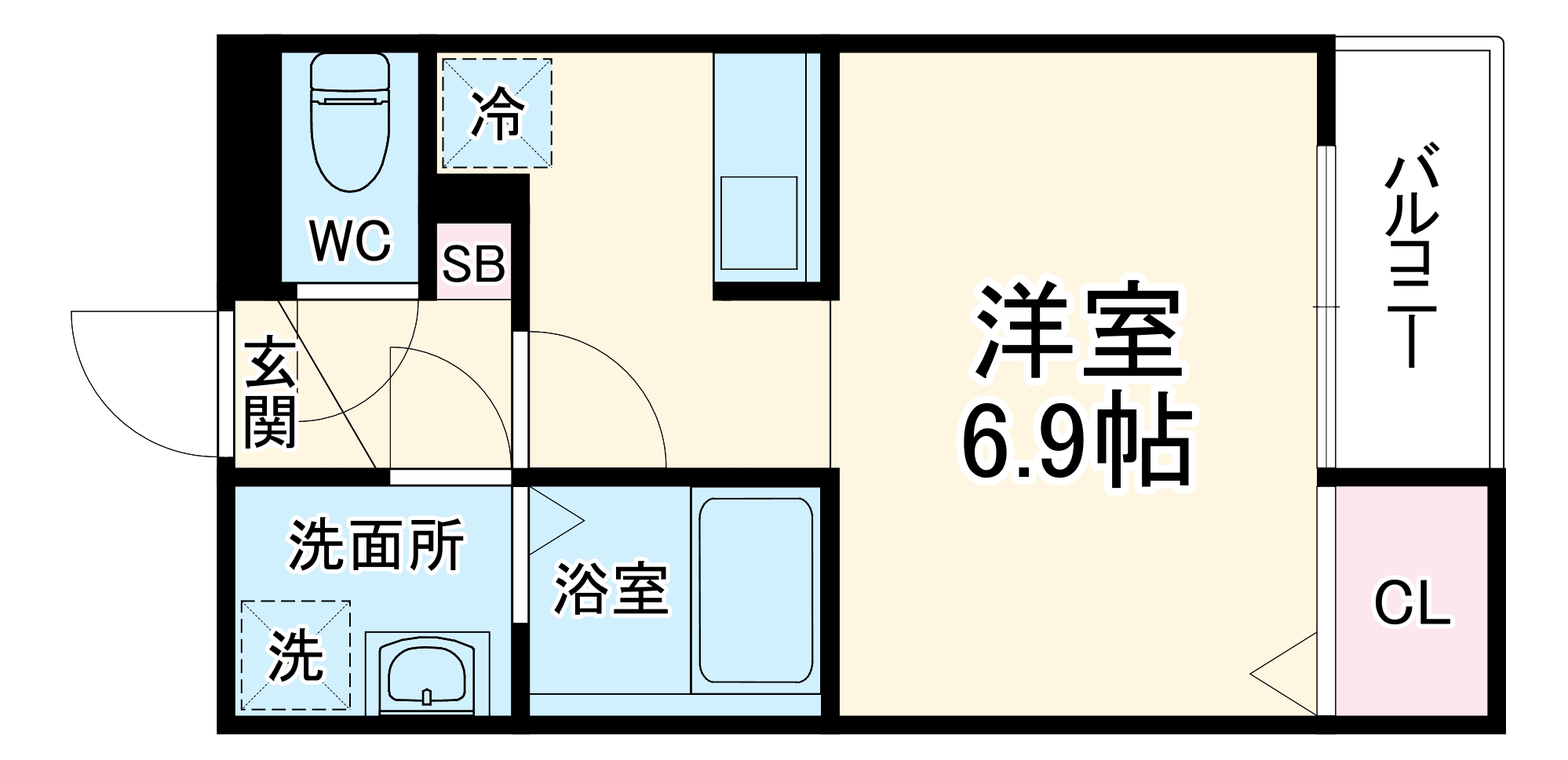 カインドネス厚木幸町の間取り