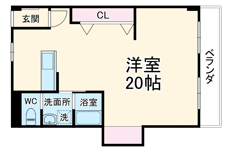 プランドール御所ノ内の間取り