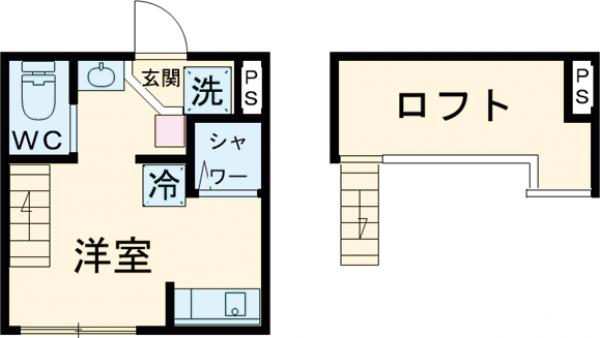 ハーモニーテラス江原町Ⅲの間取り