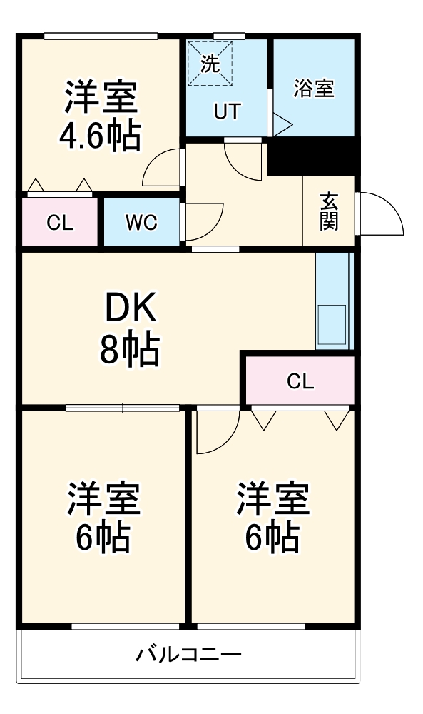 ファミールイレブンの間取り
